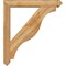Ekena Millwork Funston Arts and Crafts Rough Sawn Bracket w/ Offset Brace, Western Red Cedar, 6"W x 36"D x 40"H BKT0604X36X40FST03RWR - alternate 4